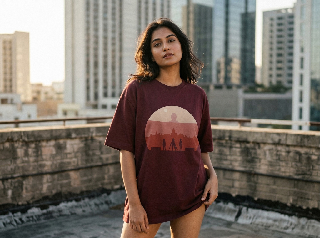 Beyond the Walls | Anime Oversized T-Shirt – Titan Edition