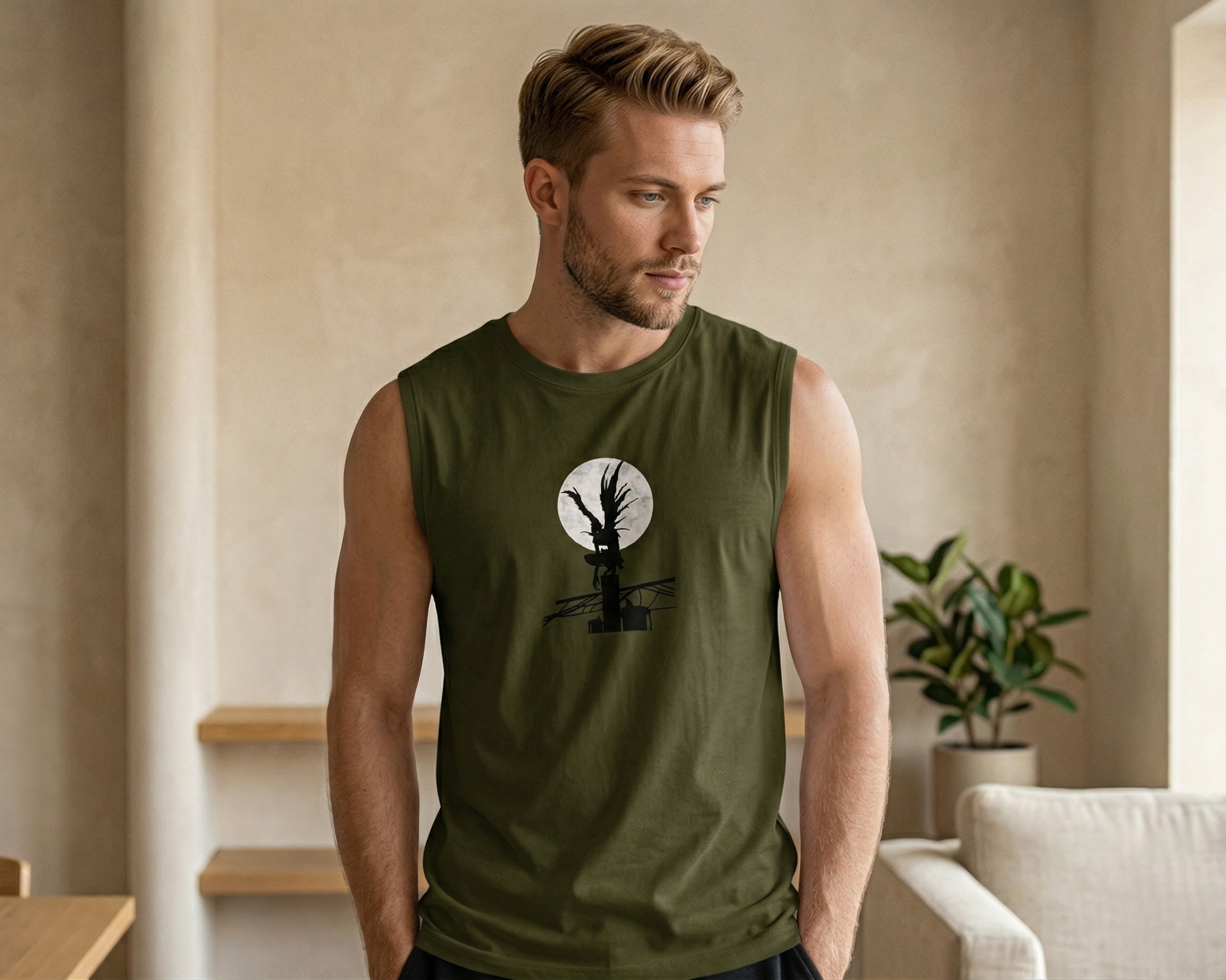 Shinigami Shadow | Anime Sleeveless T-Shirt – Death Edition