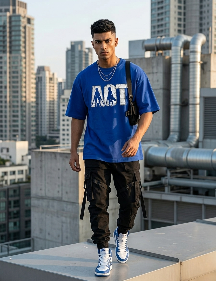 Titan Vanguard | Anime Oversized T-Shirt – Titan Edition