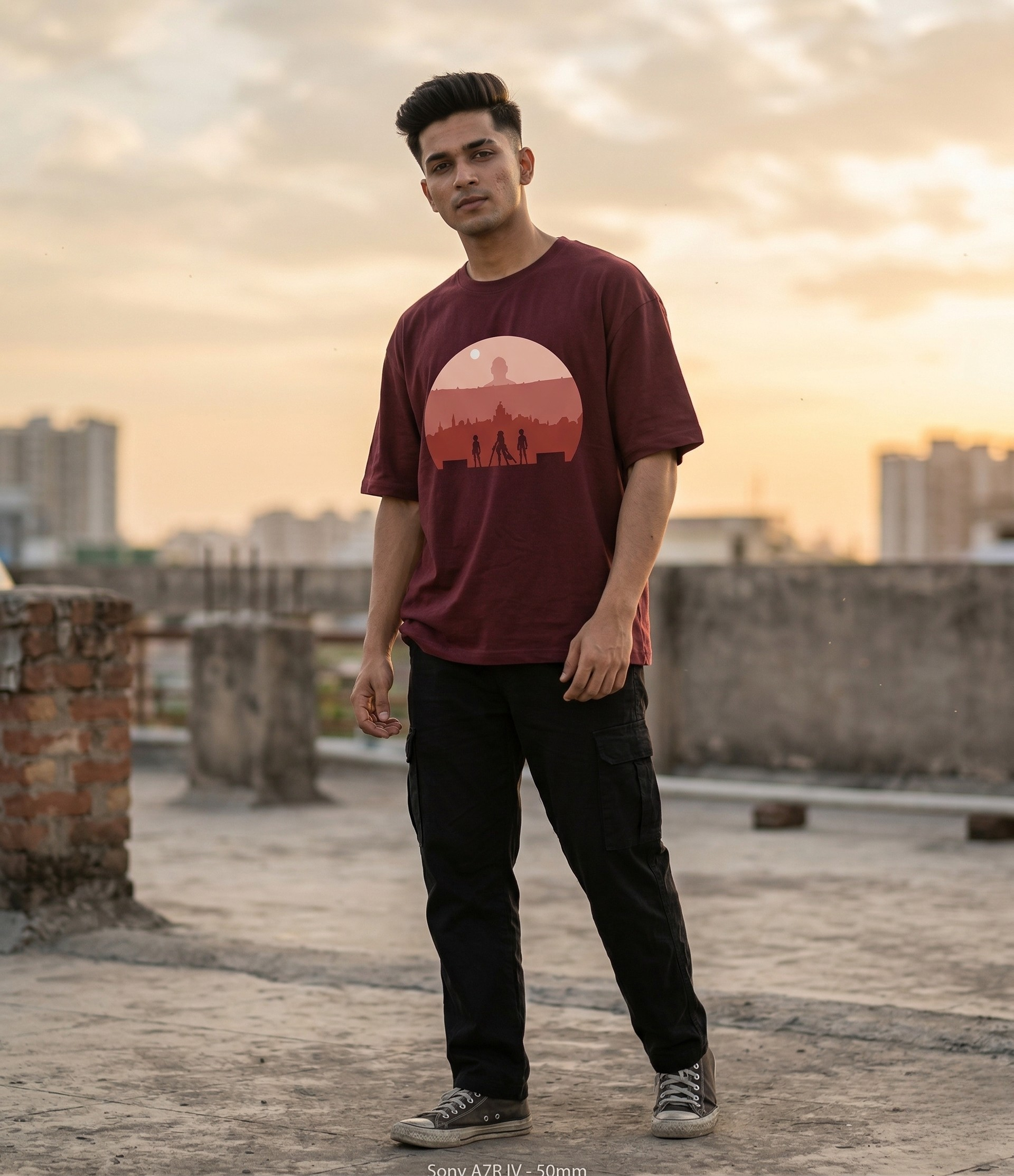 Beyond the Walls | Anime Oversized T-Shirt – Titan Edition