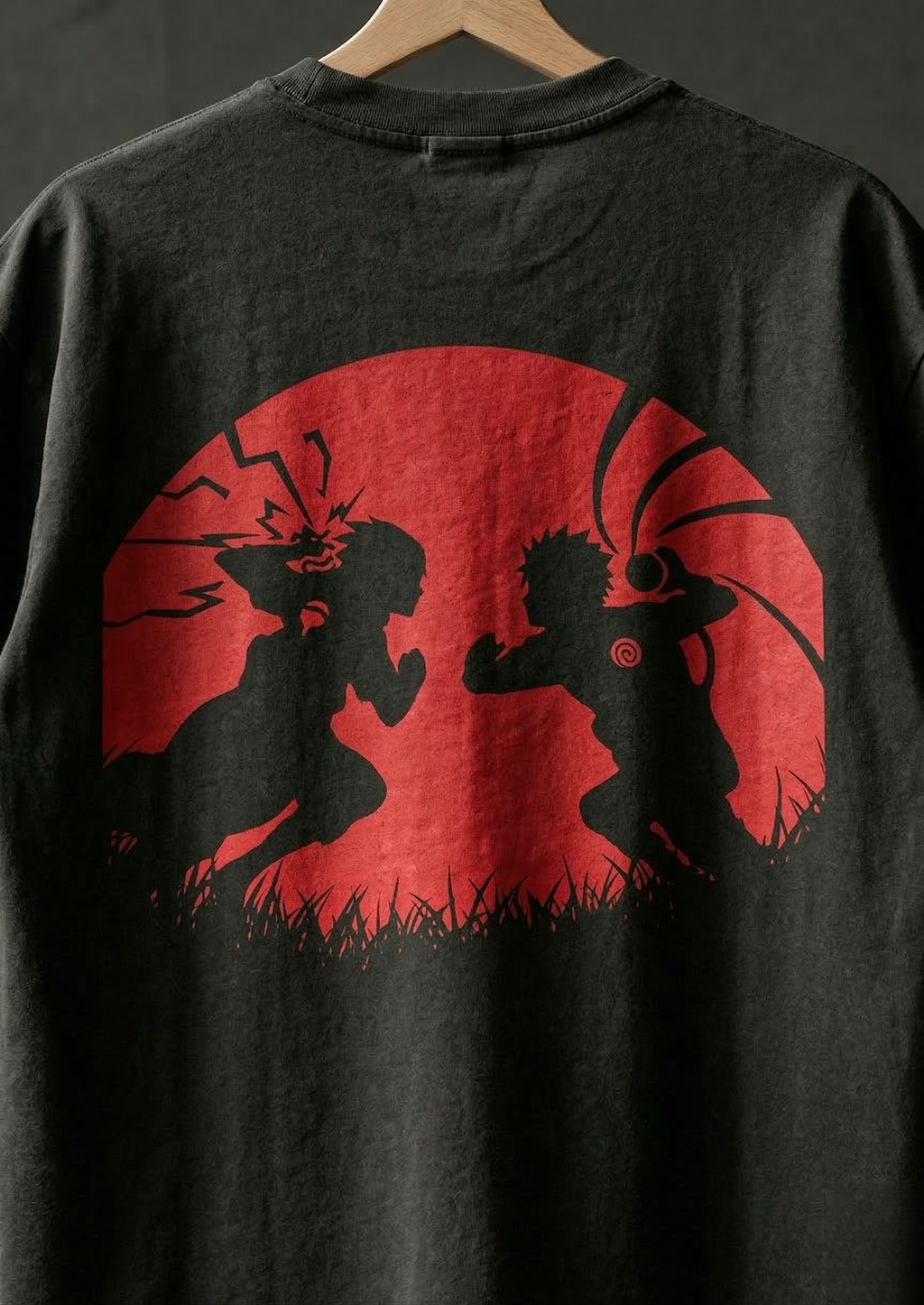 Eternal Rivals | Anime Oversized T-Shirt – Shinobi Edition