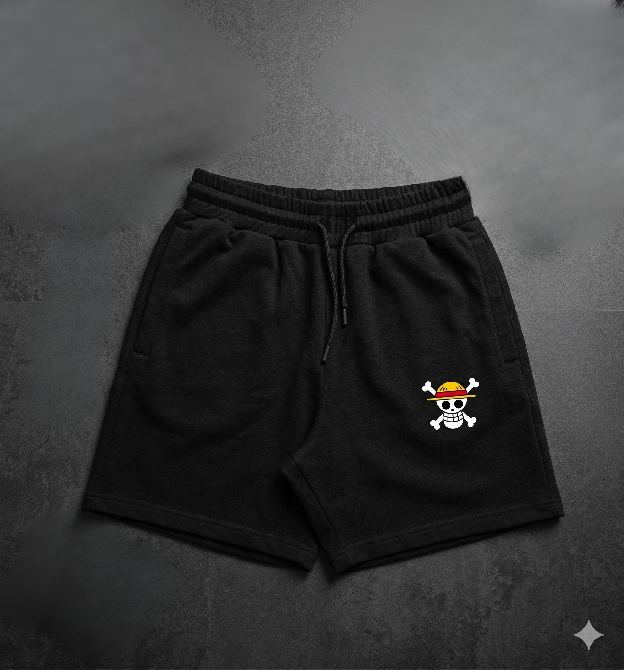 Pirate King Symbol | Anime Terry Shorts– Pirate Edition
