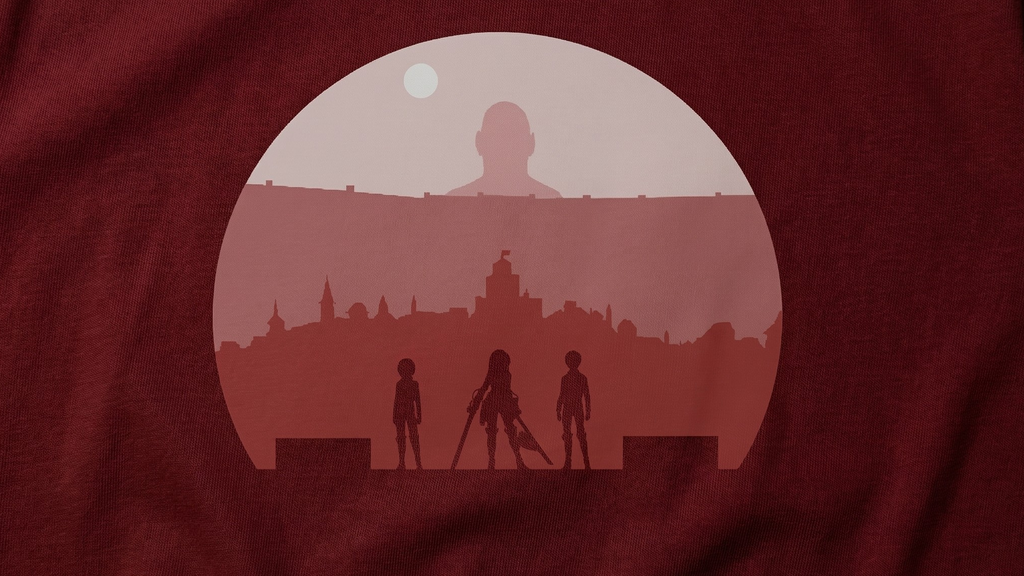 Beyond the Walls | Anime Oversized T-Shirt – Titan Edition