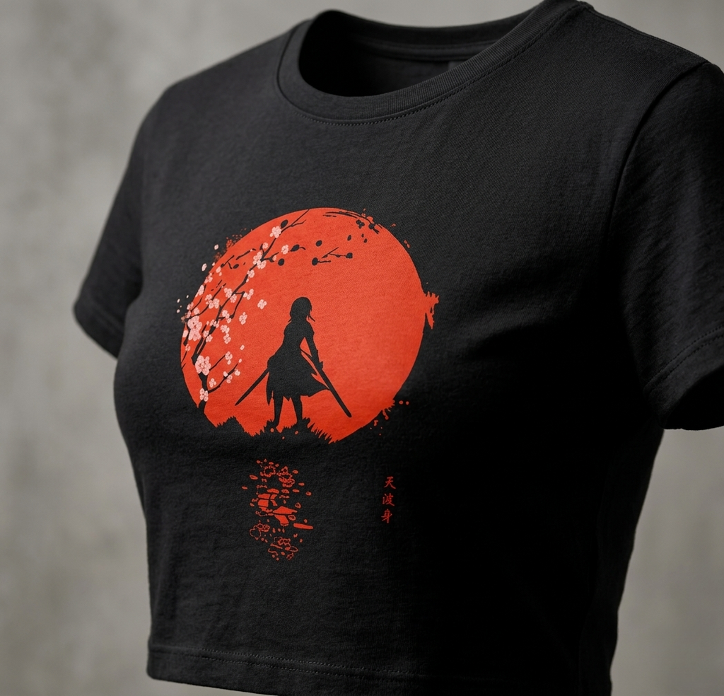 Silent Guardian | Anime Crop T-Shirt – Titan Edition