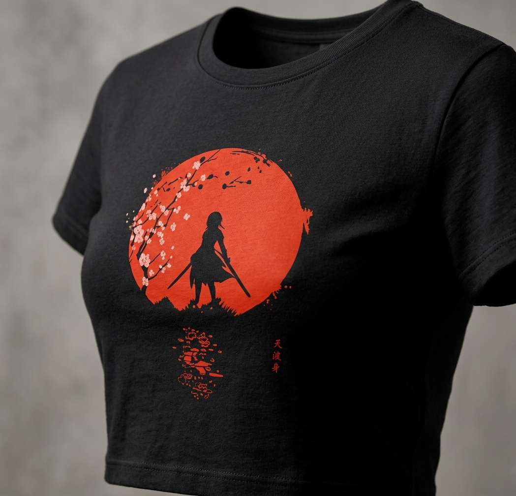 Silent Guardian | Anime Crop T-Shirt – Titan Edition