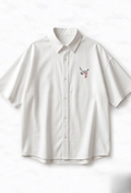 Silent Wings | Embroidered Oversized Shirt – Freedom Edition