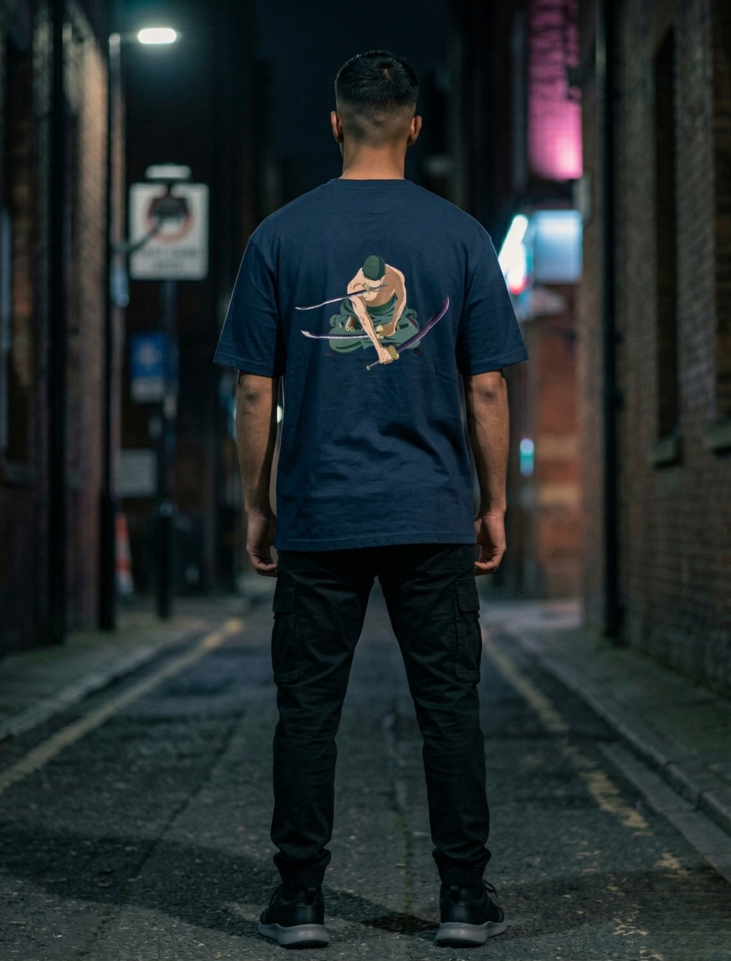 Santoryu Warrior | Anime Oversized T-Shirt – Pirate Edition
