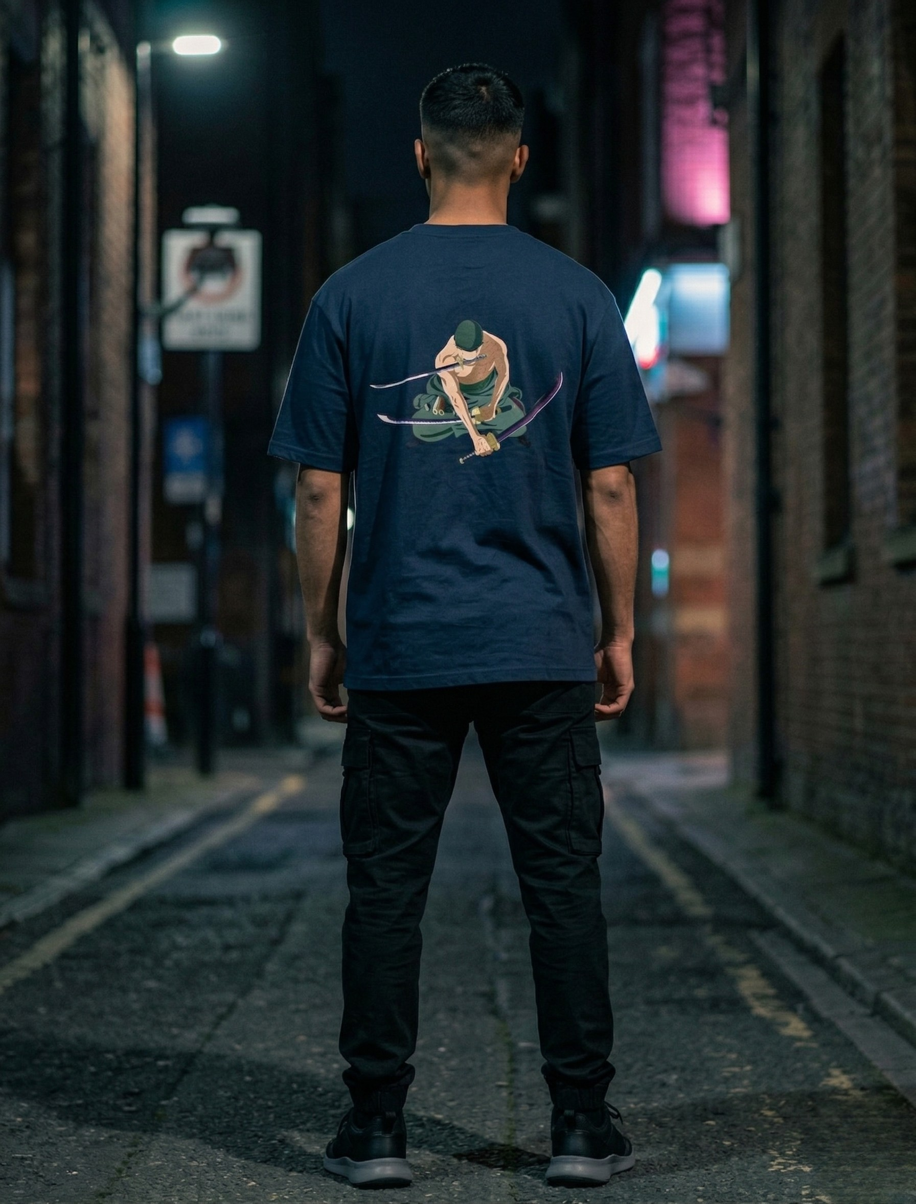 Santoryu Warrior | Anime Oversized T-Shirt – Pirate Edition
