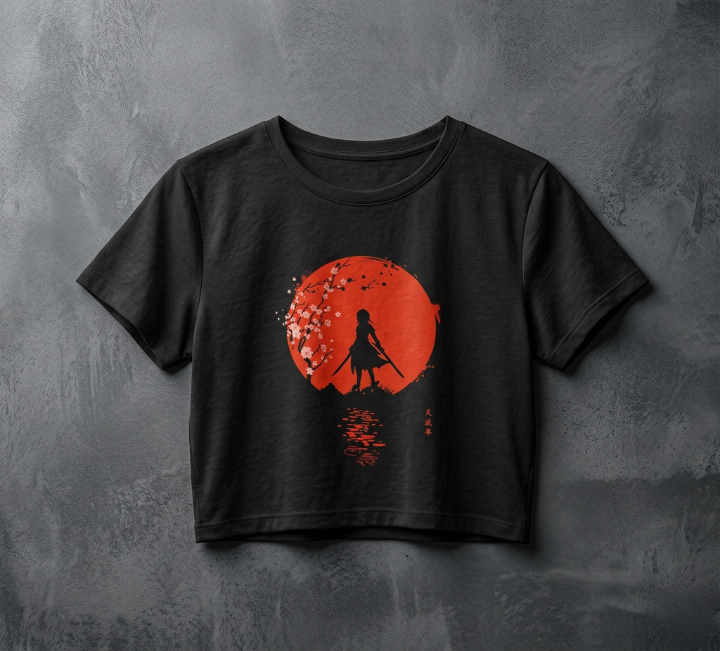 Silent Guardian | Anime Crop T-Shirt – Titan Edition
