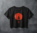 Silent Guardian | Anime Crop T-Shirt – Titan Edition