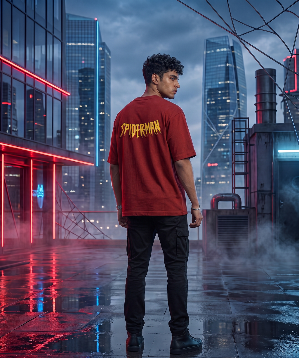 Friendly Neighborhood | Oversized Classic T-Shirt – Spidey Edition
