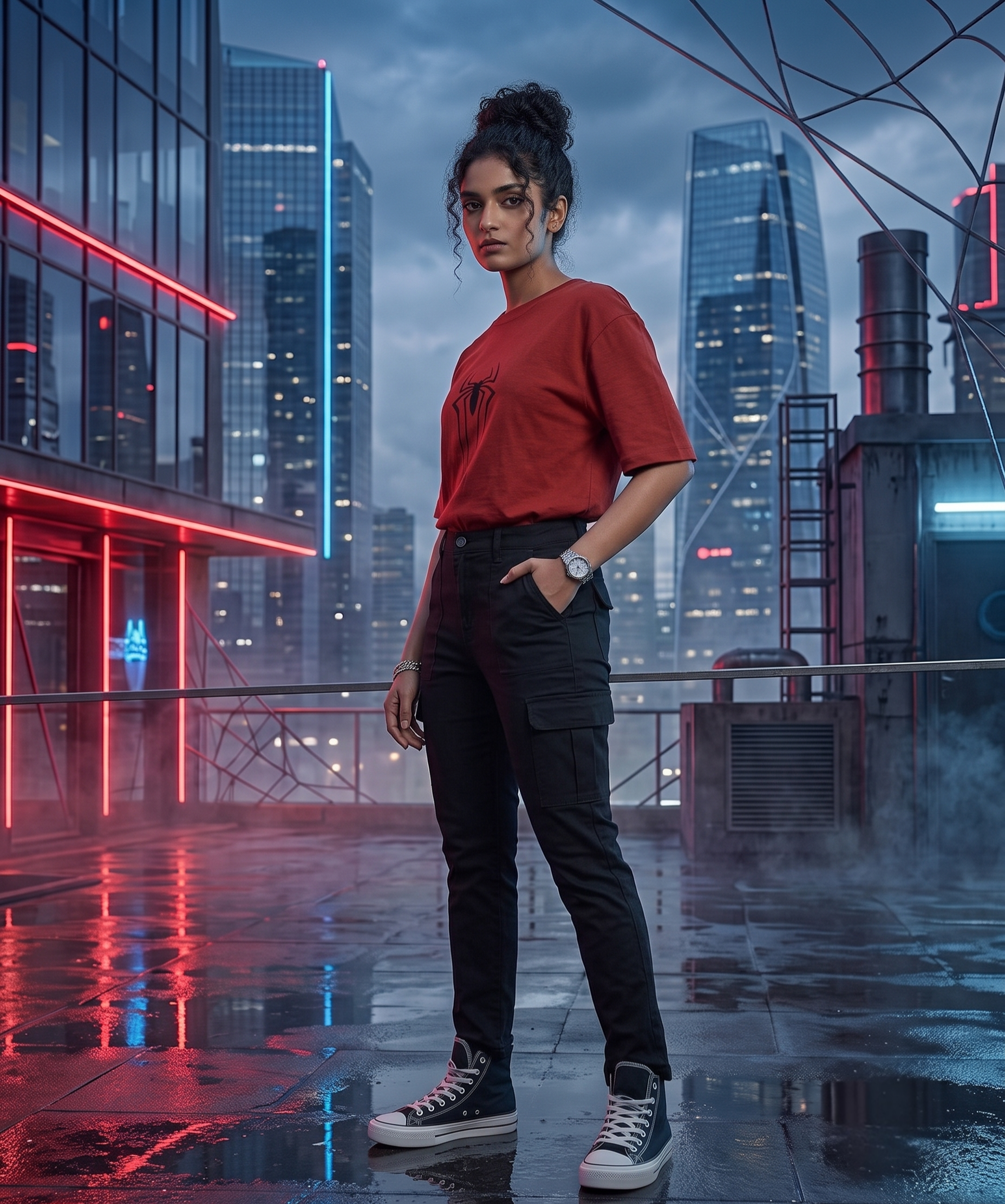 Friendly Neighborhood | Oversized Classic T-Shirt – Spidey Edition
