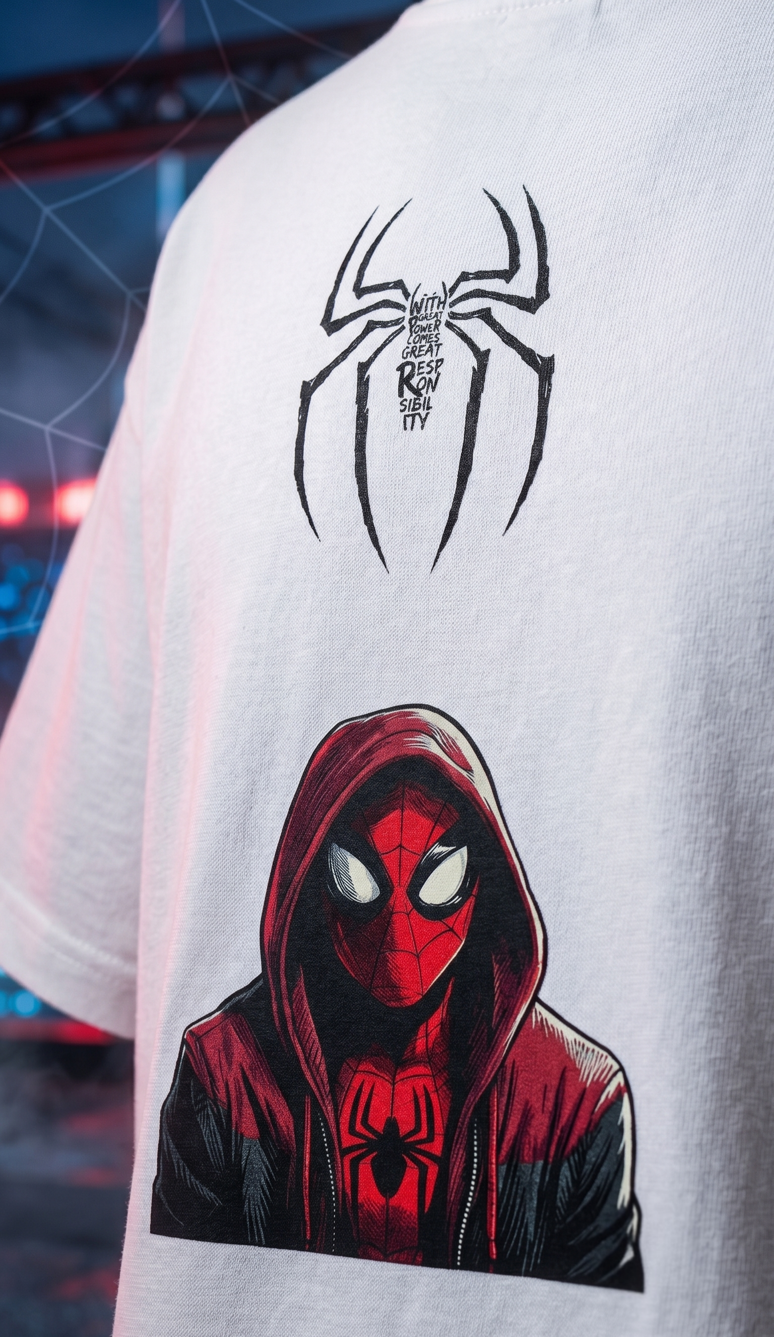 Silent Protector | Oversized Standard T-Shirt – Spidey Edition