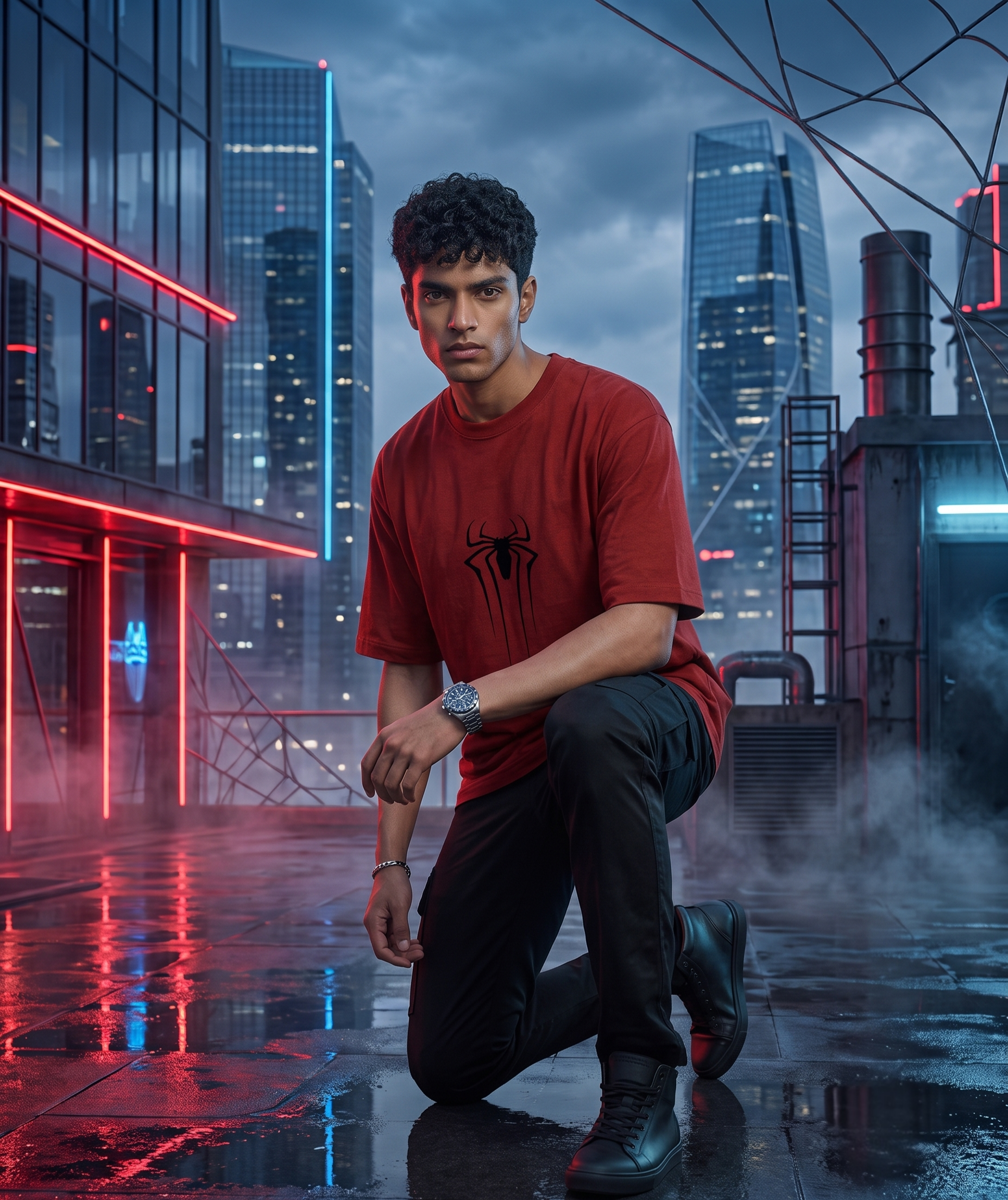 Friendly Neighborhood | Oversized Classic T-Shirt – Spidey Edition